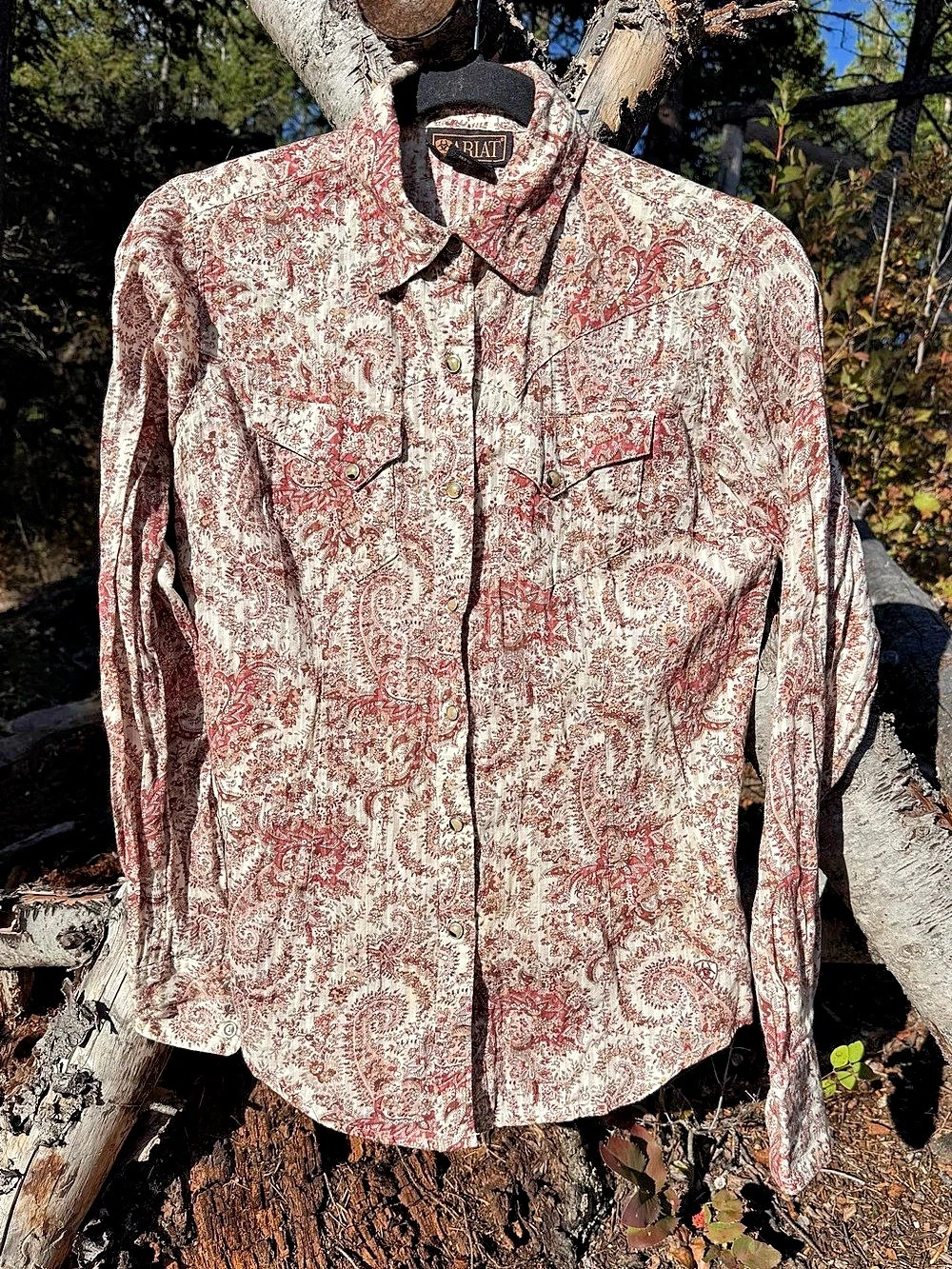 Ariat Imprints Long Sleeve Shirt Paisley Western Shirt